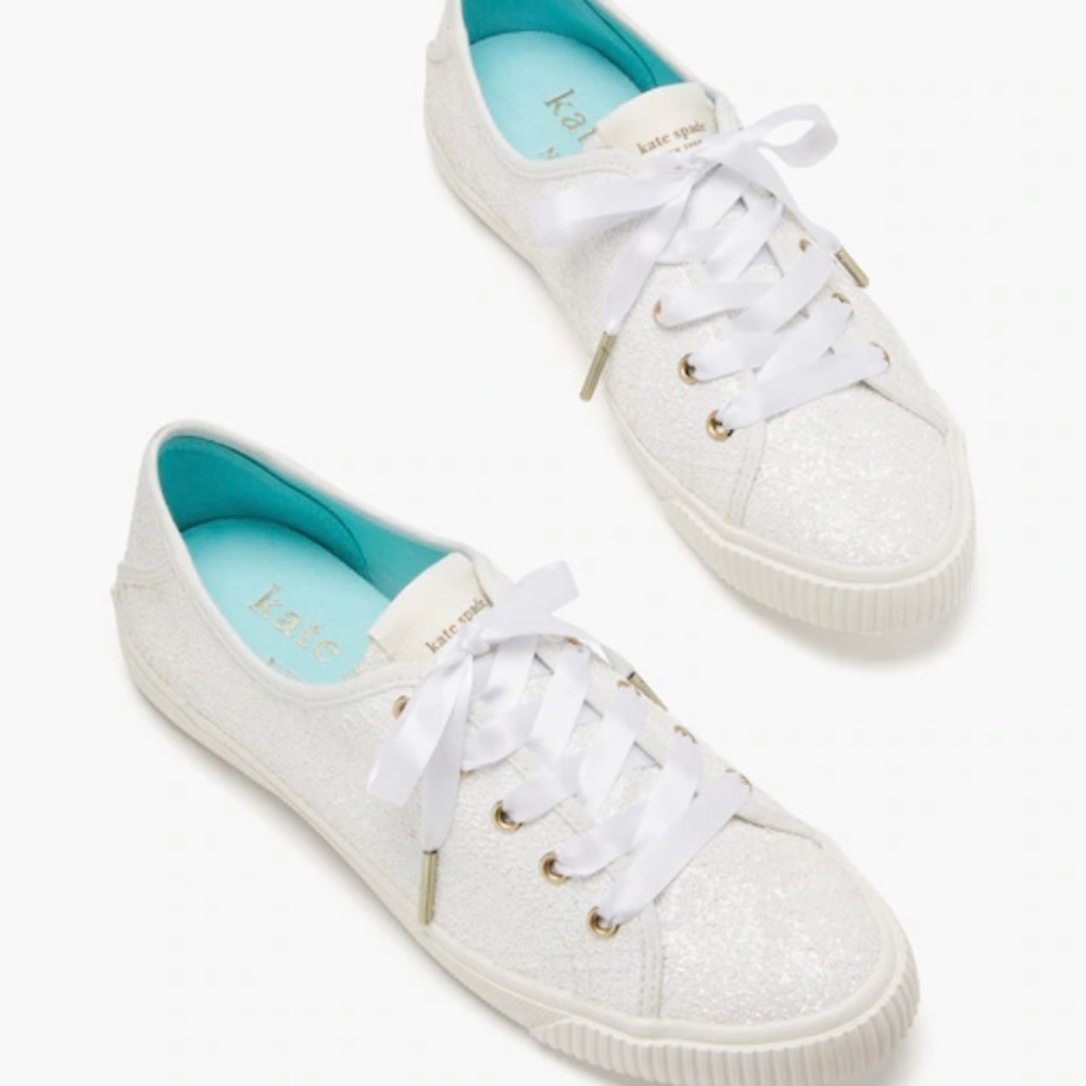 NWT Kate Spade Trista glitter sneakers